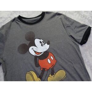 Vintage Disney World Ringer T Shirt Men's Size S WDW Mickey Mouse Disney Parks